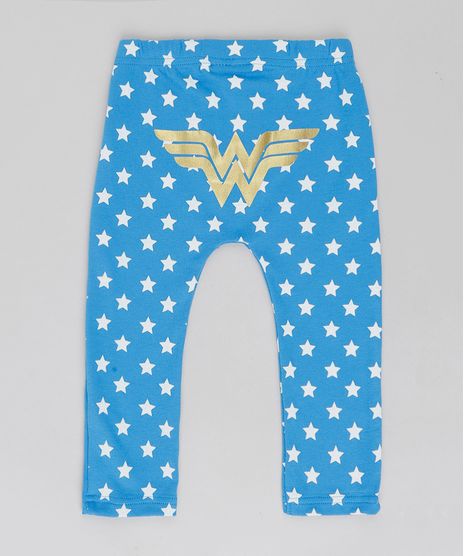 Calca-Infantil-Mulher-Maravilha-Estampada-de-Estrelas-Azul-9188399-Azul_1