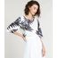 Blusa-Feminina-Ampla-com-Estampa-de-Folhagens-Manga-Curta-Decote-Redondo-Off-White-9367145-Off_White_1