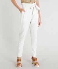 Calca-Clochard-Feminina-com-Linho-Cintura-Alta-Bege-Claro-9378848-Bege_Claro_1