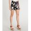 Short-Feminino-Estampado-Floral-Preto-9336679-Preto_1