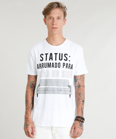 Camiseta-Masculina--Arrumado-Para-Ficar-No-Sofa--Manga-Curta-Gola-Careca-Branca-9350199-Branco_1 Camiseta-Masculina--Arrumado-Para-Ficar-No-Sofa--Manga-Curta-Gola-Careca-Branca-9350199-Branco_1