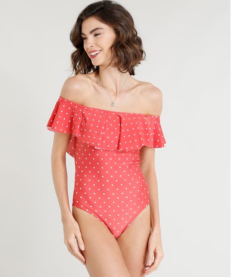 Maio-Body-Ciganinha-Estampado-de-Poa-Sem-Bojo-com-Protecao-UV50--Vermelho-9288971-Vermelho_1