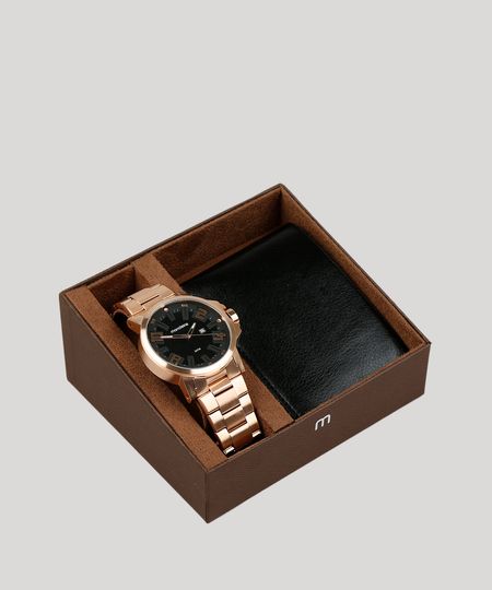 Kit-de-Relogio-Analogico-Mondaine-Masculino---Carteira---99233GPMVRS6K-Dourado-9401321-Dourado_1