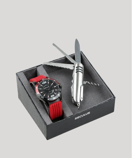 Kit-de-Relogio-Analogico-Seculus-Masculino---Canivete---28932GPSVPI2K-Grafite-9399547-Grafite_1