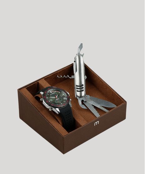 Kit-de-Relogio-Analogico-Mondaine-Masculino---Canivete---53648G0MVNI2K-Prateado-9401892-Prateado_1