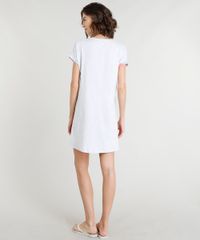 Camisola-Feminina-Minnie-Manga-Curta-Cinza-Mescla-Claro-9296555-Cinza_Mescla_Claro_2
