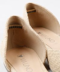 Sapatilha-Bico-Fino-Feminina-Via-Uno-em-Rafia-Bege-Claro-9422470-Bege_Claro_2