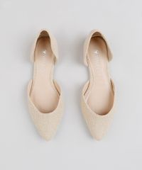 Sapatilha-Bico-Fino-Feminina-Via-Uno-em-Rafia-Bege-Claro-9422470-Bege_Claro_4