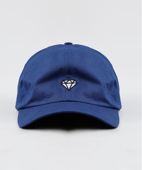 Bone-Masculino-Aba-Curva-com-Bordado-Diamante-Azul-Marinho-9428167-Azul_Marinho_1