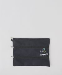 Necessaire-Feminina-Estampada-de-Abacaxis-com-Divisorias-Preta-9322133-Preto_1