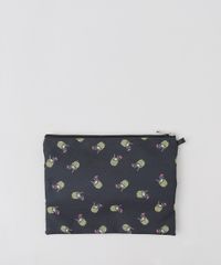 Necessaire-Feminina-Estampada-de-Abacaxis-com-Divisorias-Preta-9322133-Preto_2