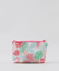 Necessaire-Feminina-Minnie-Mouse-com-Estampa-de-Folhagens-Branca-9343059-Branco_2