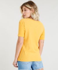 Blusa-Feminina-Oversized--Talk-French--Manga-Curta-Decote-Redondo-Mostarda-9380368-Mostarda_2