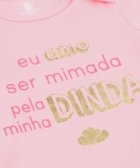 Body-Infantil--Eu-Amo-Ser-Mimada-Pela-Minha-Dinda--Manga-Curta-Decote-Redondo-Rosa-9208101-Rosa_4