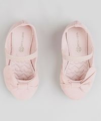 Sapatilha-Infantil-com-Laco-em-Suede-Rose-9382789-Rose_4