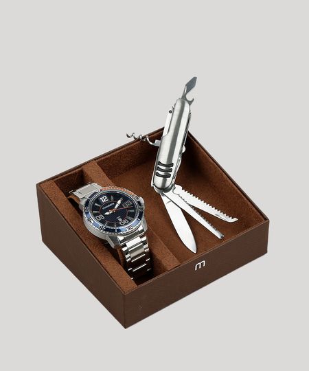 Kit-de-Relogio-Analogico-Mondaine-Masculino---Canivete---53697G0MVNS2K-Prateado-9401117-Prateado_1