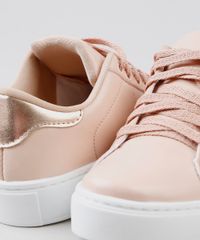Tenis-Feminino-com-Recorte-Metalizado-Rose-9272239-Rose_2