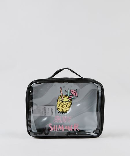 Necessaire-Feminina-Abacaxi--Enjoy-Summer--com-Alca-Preta-9343060-Preto_1