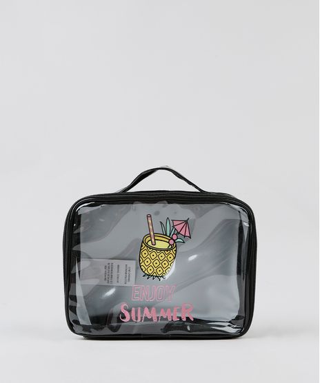 Necessaire-Feminina-Abacaxi--Enjoy-Summer--com-Alca-Preta-9343060-Preto_1