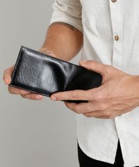 Kit-de-Carteira-em-Couro-Masculina---Chaveiro-com-Mosquetao-Preto-9398695-Preto_2