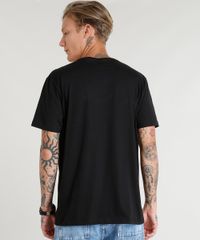 Camiseta-Masculina-com-Bolso-Estampado--M--Manga-Curta-Gola-Careca-Preta-9384920-Preto_2