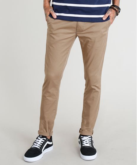 Calca-Masculina-Chino-Skinny--Kaki-9305835-Kaki_1