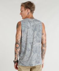 Regata-Masculina-Estampada-de-Folhas-com-Bolso-Verde-9350201-Verde_2