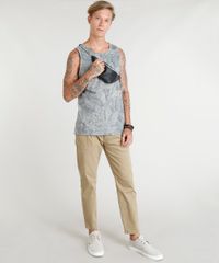 Regata-Masculina-Estampada-de-Folhas-com-Bolso-Verde-9350201-Verde_3