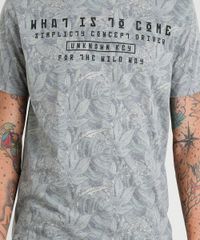 Camiseta-Masculina-Estampada-de-Folhagem-Manga-Curta-Gola-Careca-Verde-9350192-Verde_4