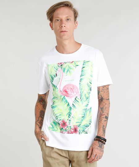Camiseta-Masculina-Flamingo-Manga-Curta-Gola-Careca-Off-White-9384921-Off_White_1 Camiseta-Masculina-Flamingo-Manga-Curta-Gola-Careca-Off-White-9384921-Off_White_1