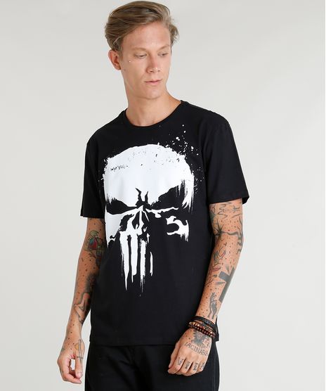 Camiseta-Masculina-Justiceiro-Manga-Curta-Gola-Careca-Preta-9389817-Preto_1