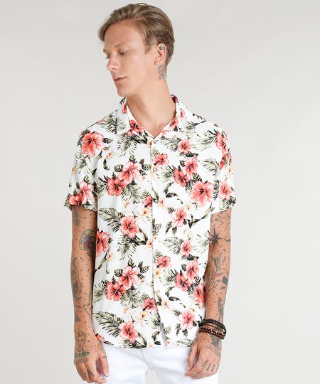 Camisa-Masculina-Estampada-Floral-Manga-Curta-Off-White-9395017-Off_White_1 Camisa-Masculina-Estampada-Floral-Manga-Curta-Off-White-9395017-Off_White_1