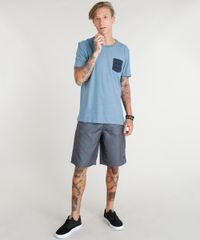Camiseta-Masculina-com-Bolso-Estampado-de-Pranchas-Manga-Curta-Gola-Careca-Azul-9381089-Azul_3