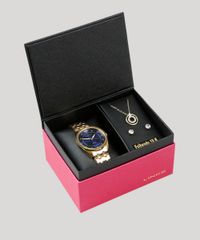 Kit-de-Relogio-Analogico-Lince-Feminino---Brinco---Colar---LRGH075L-KV21D1KX-Dourado-9400723-Dourado_1