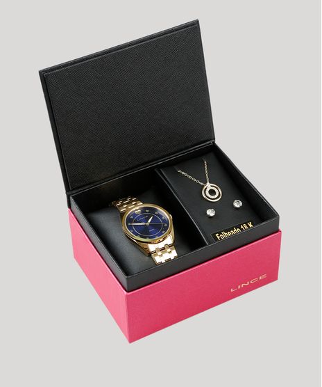Kit-de-Relogio-Analogico-Lince-Feminino---Brinco---Colar---LRGH075L-KV21D1KX-Dourado-9400723-Dourado_1