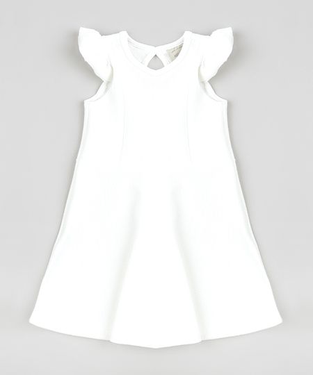 Vestido-Infantil-Evase-com-Babados-Sem-Manga-Off-White-9413302-Off_White_1