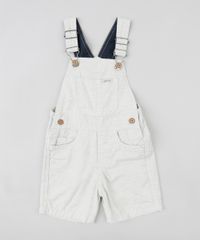 Jardineira-Infantil-com-Bolsos-Kaki-Claro-9320843-Kaki_Claro_1
