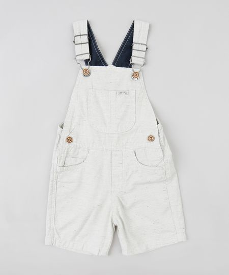 Jardineira-Infantil-com-Bolsos-Kaki-Claro-9320843-Kaki_Claro_1