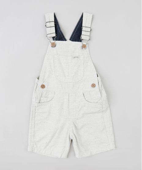 Jardineira-Infantil-com-Bolsos-Kaki-Claro-9320843-Kaki_Claro_1