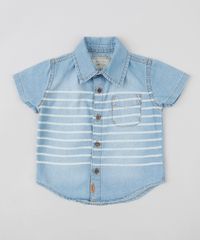 Camisa-Jeans-Infantil-com-Listras-e-Bolso-Manga-Curta-Azul-Claro-9309970-Azul_Claro_1 Camisa-Jeans-Infantil-com-Listras-e-Bolso-Manga-Curta-Azul-Claro-9309970-Azul_Claro_1