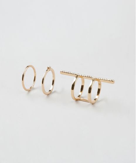 Kit-de-3-Aneis-Femininos-Dourado-9261507-Dourado_1