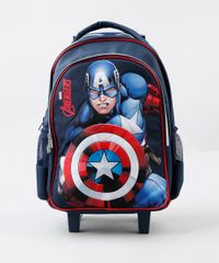 Mochila-de-Rodinhas-Infantil-Capitao-America-Azul-Marinho-9236037-Azul_Marinho_1