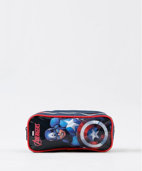 Estojo-Escolar-Infantil-Capitao-America-com-Divisorias-Azul-Marinho-9236038-Azul_Marinho_1