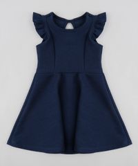 Vestido-Infantil-Evase-com-Babados-Sem-Manga-Azul-Marinho-9413303-Azul_Marinho_1