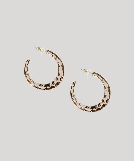 Brinco-Feminino-de-Argola-Texturizado-Dourado-9261690-Dourado_1