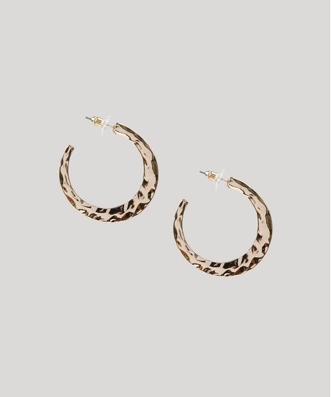Brinco-Feminino-de-Argola-Texturizado-Dourado-9261690-Dourado_1