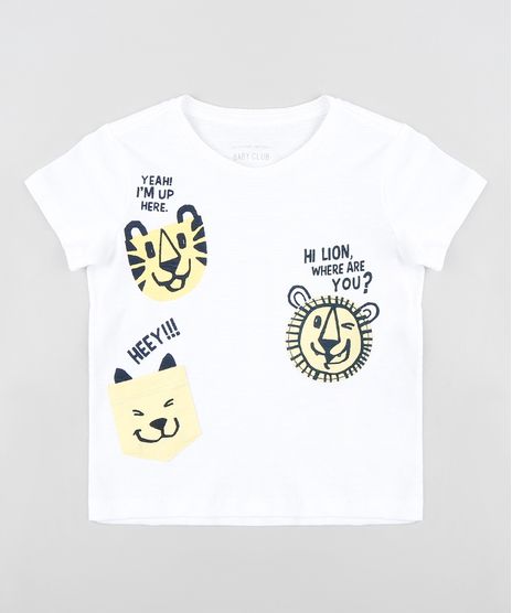 Camiseta-Infantil-com-Estampa-Interativa-de-Bichos-Manga-Curta-Gola-Careca-Branca-9322936-Branco_1
