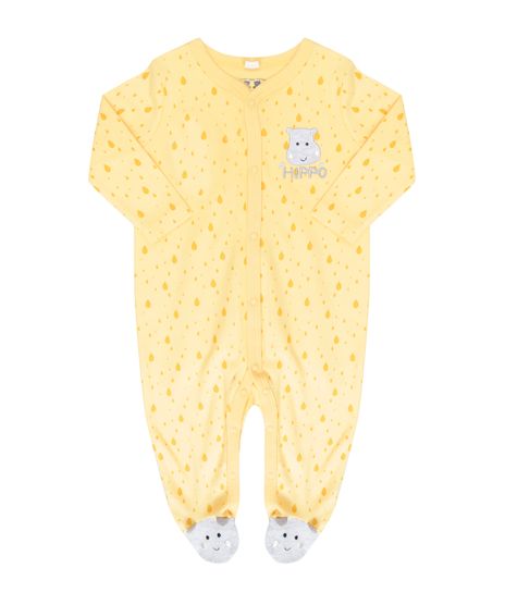 Macacao-Hipopotamo-em-Algodao---Sustentavel-Amarelo-8175270-Amarelo_1