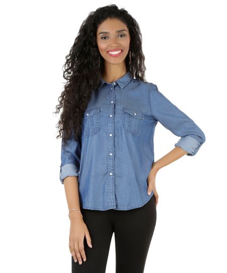Camisa-Jeans-Azul-Medio-8193502-Azul_Medio_1 Camisa-Jeans-Azul-Medio-8193502-Azul_Medio_1