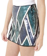 Saia-Joulik-Bordada-de-Paetes-Azul-8265621-Azul_4